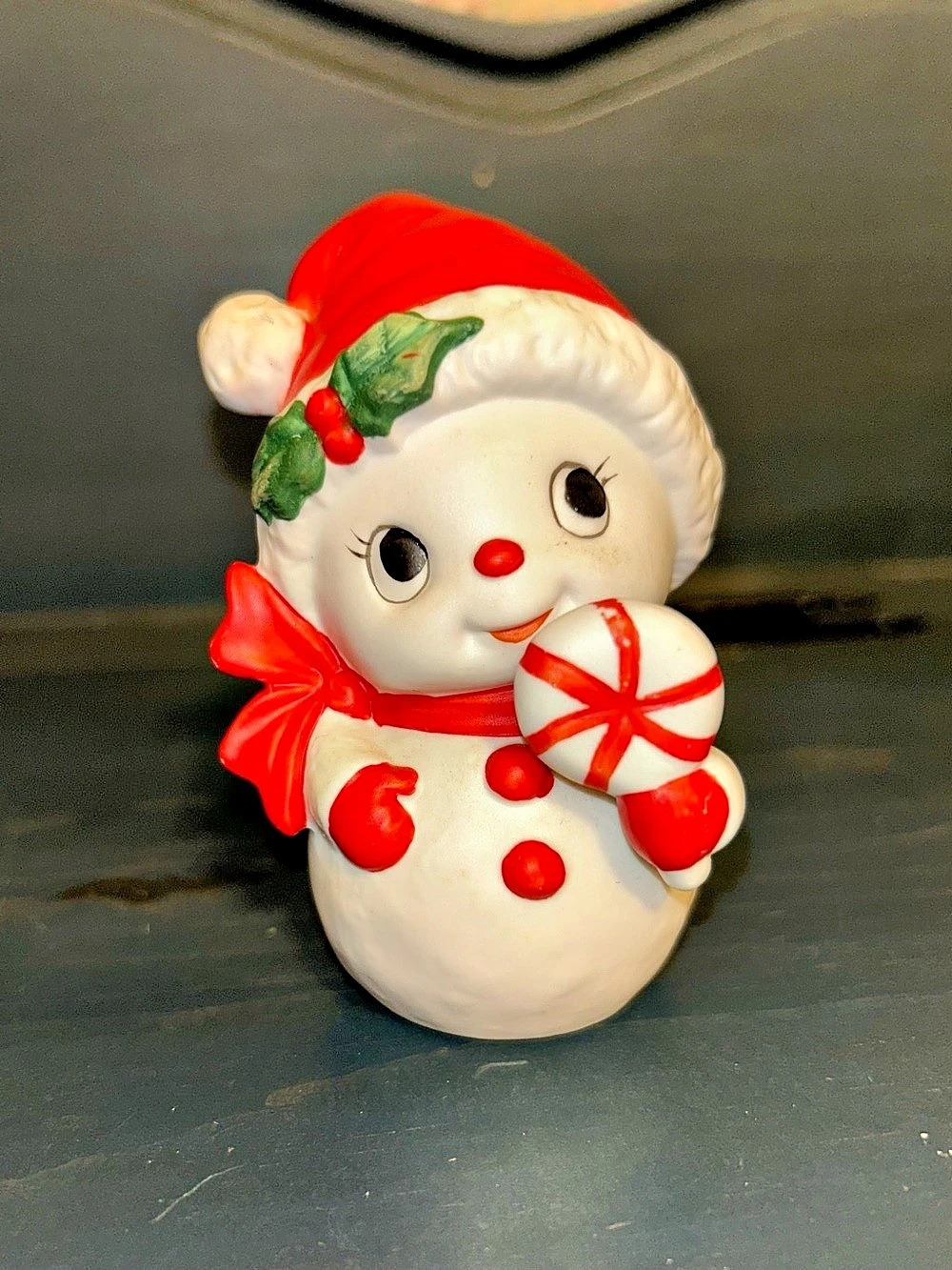 vintage Homco "Snowflake" Snow Lady Figurine (Model #5604)